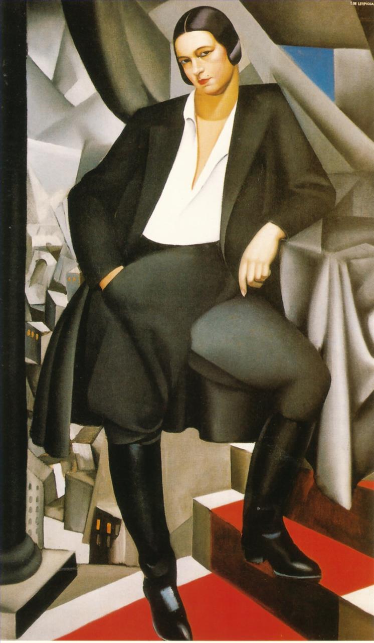 portrait de la duchesse de la salle 1925 contemporain Tamara de Lempicka Peintures à l'huile